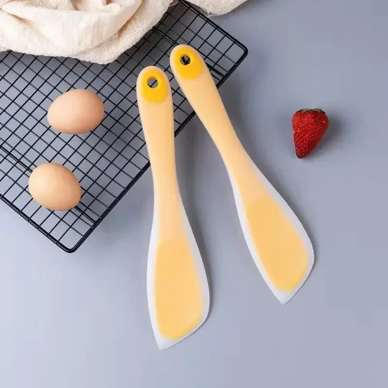 Kitchen Multiple Silicone Spatula Espatula Cooking Kitchen Silicona Utensils Non-deformable Soft Baking Spatula butter scraper