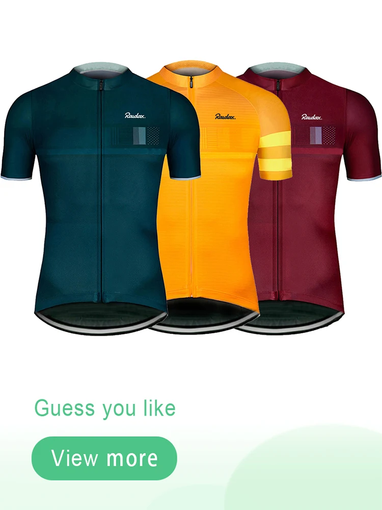 AliExpress RAUDAX Men Cycling Jersey 2025 Classic Black Cycling Racing Tops Short Sleeve Cyclist Clothes Shirt Maillot Summer Bicycle Bike Wear