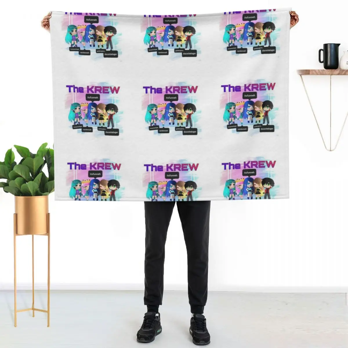The krew Throw Blanket christmas gifts For Sofa Thin Plaid Flannel Fabric Soft Plaid Single Blankets