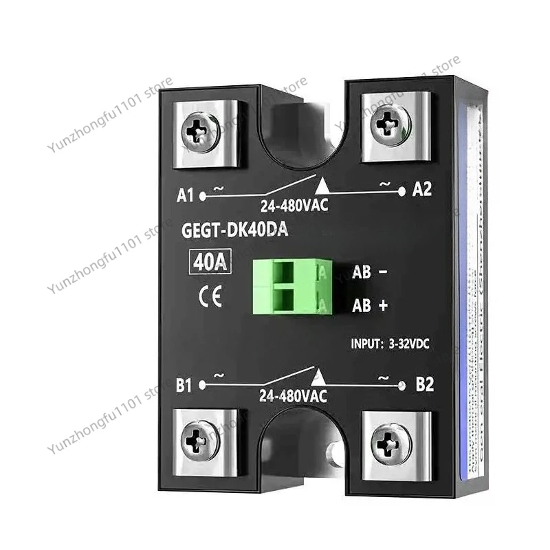 SSR-SK40DA Dual Channel Dual Control DC Control AC Single Phase Solid State Relay 60 Dual Channel Single Control 25DK