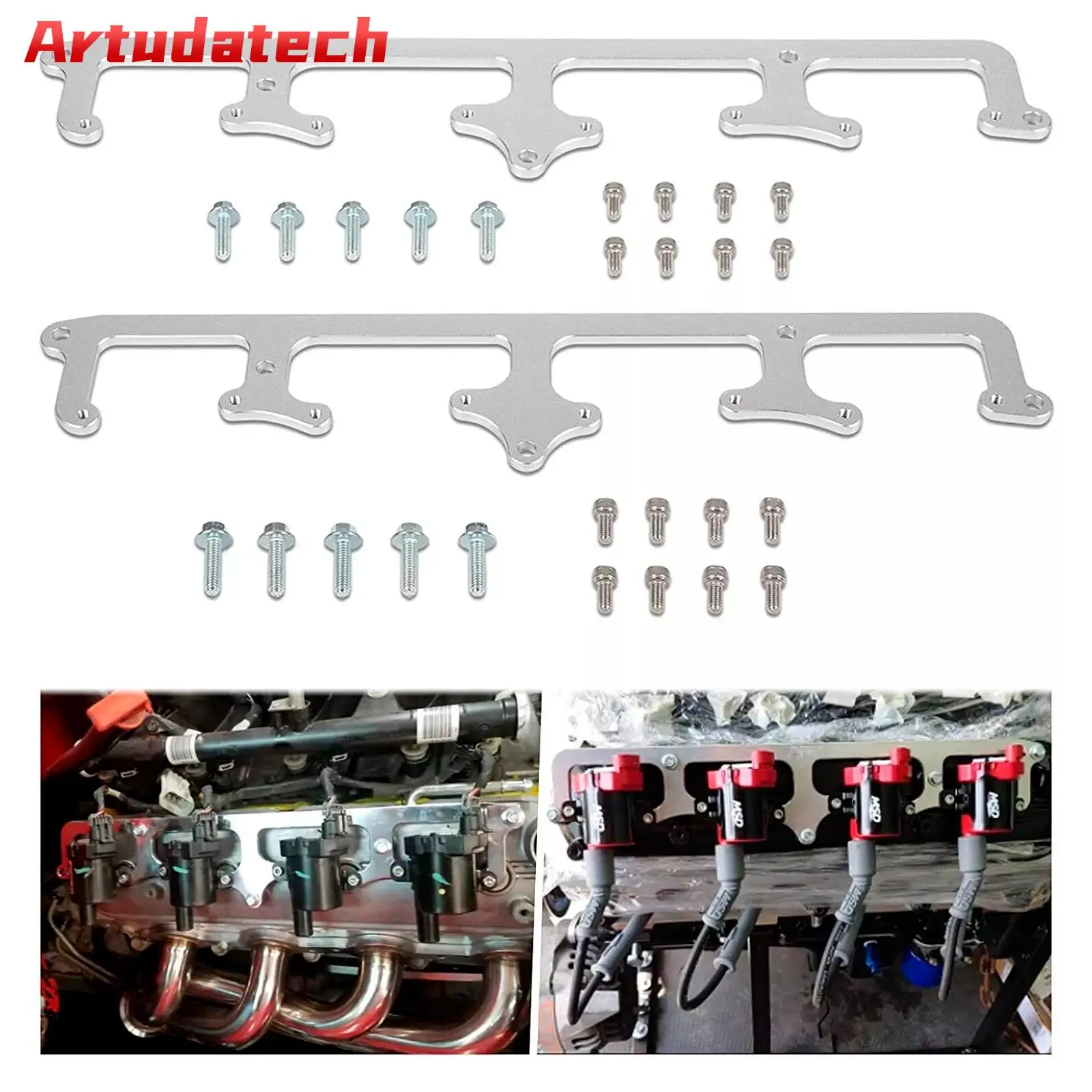 

Artudatech 5.3L LS Truck Side Bolt Coil Brackets Mount Valve Cover 19005218 D585 LSX Swap Car Accessories