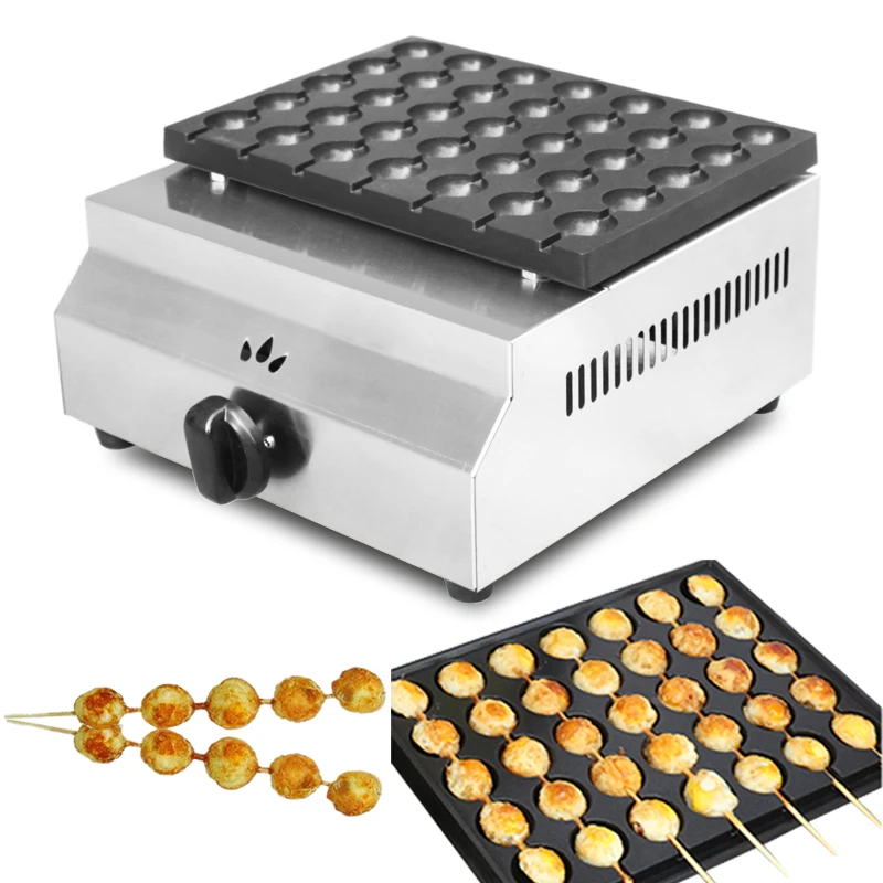 Commercial Gas egg waffle machine  takoyaki maker fish grill takoyaki waffle maker ball takoyaki grill