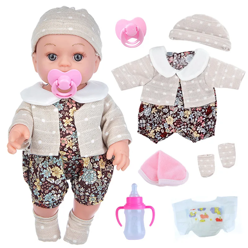 30CM Body Soft Lifelike Simulation Reborn Dolls Toy Handmade Lovely Sleeping Children's Birthday Christmas Gift NEW