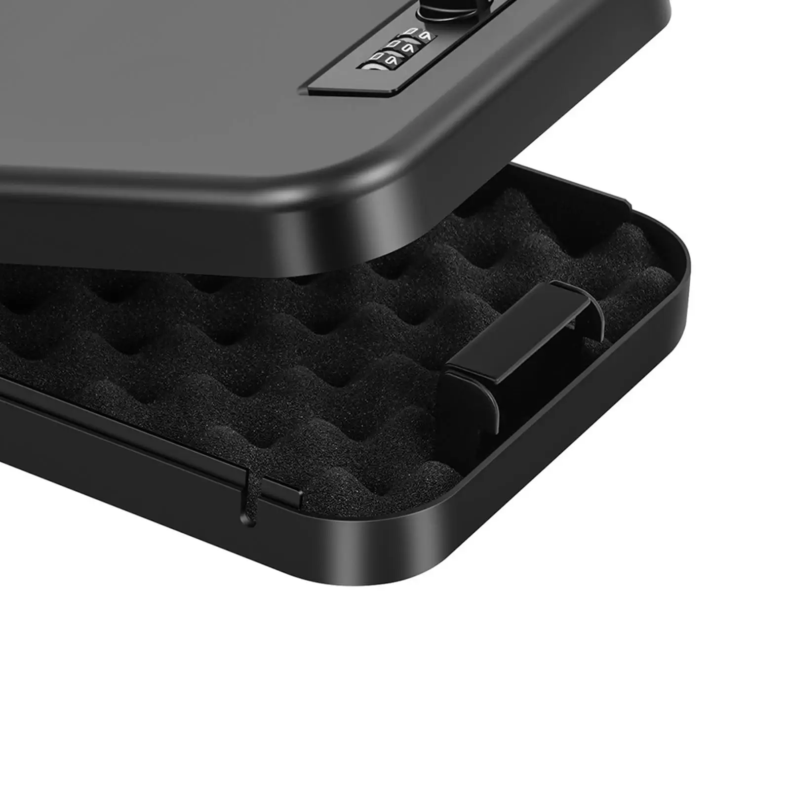 Portable securitycase Heavy Duty Metal Combination Lock Box for Traveling Wallet Outdoor