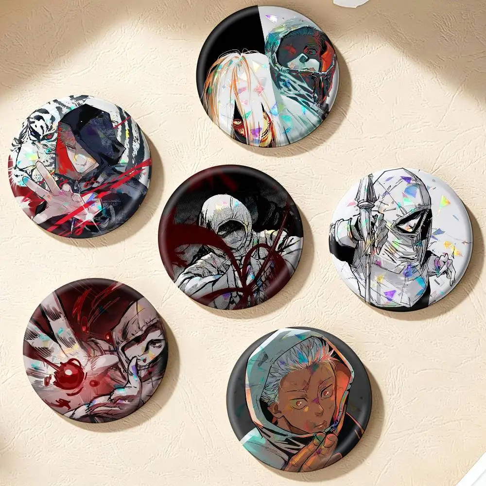 Jujutsu kaisen 3 Yuji Itadori Manga  75mm 58mm 44mm 25mm Brooch Backpack Hat Pins Accessories Toys Badge