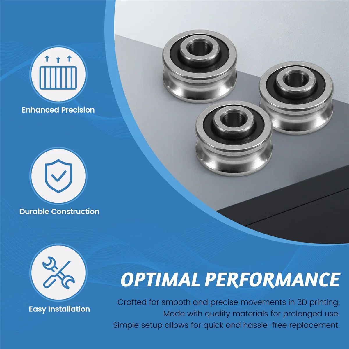 10 قطع لـ Kobra 2 Pro / Kobra 2 Plus / Kobra 2 Max / Kobra 3 SG15 Pulley - طابعات ثلاثية الأبعاد غنية