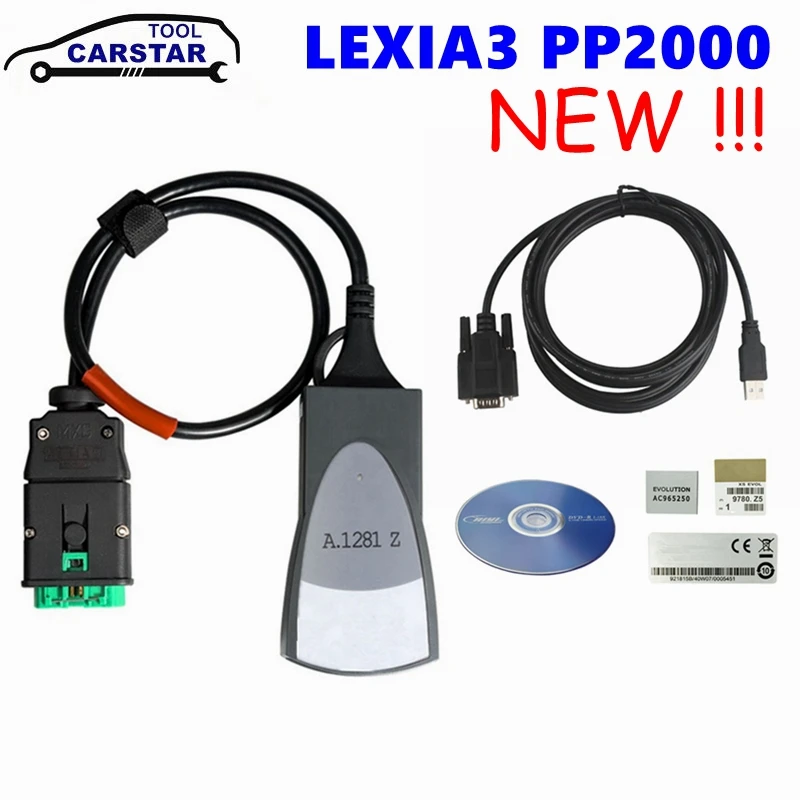 Lexia 3 PP2000 Professional Diagnostic Tool Lexia3 PP2000 OBD2 Diagbox V9.85 WIFI version Same function as the full chip