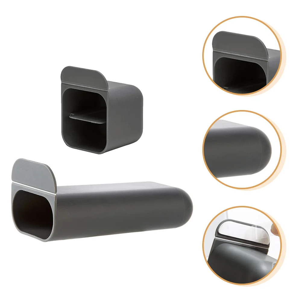 2 Pcs Desktop Pocket Pen Holder Self-adhesive Organizer Bedside Table Convenient Pencil Household Supply Multifunction