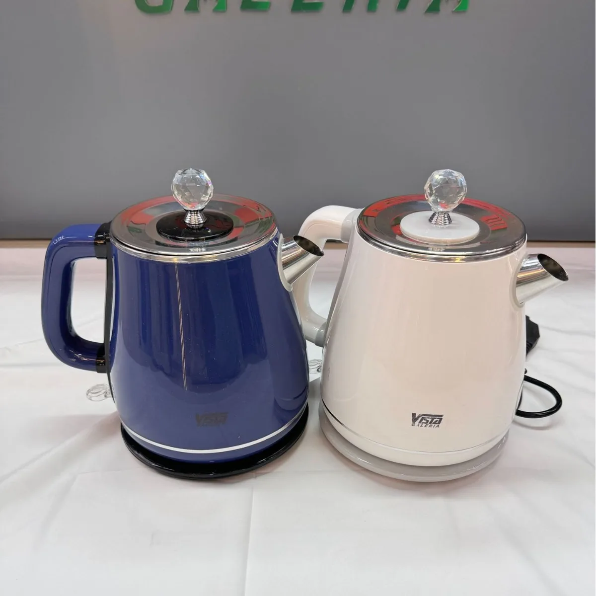 Bestselling Eu Standard 1.8L Retro Household Electric Kettle Anti Scald Double Wall 304 Stainless Steel Automatic Power Off