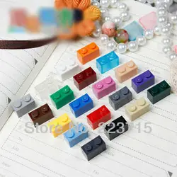 3004 100pcs*Brick 1x2* DIY enlighten block bricks,Compatible With Lego Assembles Particles