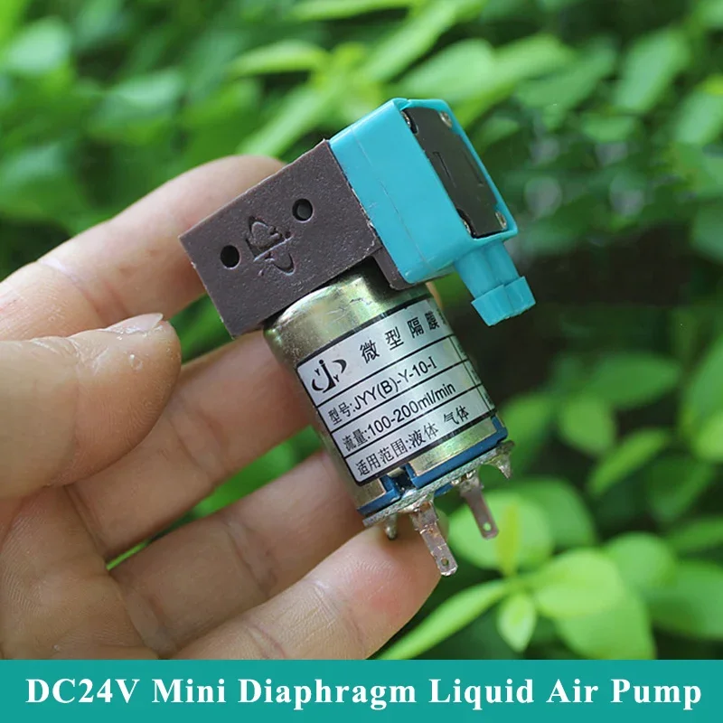 

DC 24V 2W Mini Diaphragm Pump Micro Liquid Water Pump Vacuum Air Pump Negative Pressure Suction Pump for Lab Analysis Metering