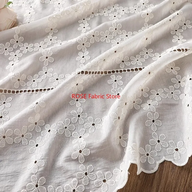 

Fashionable Floral Embroidered Cloth Material for Sewing Dresses Shirts Princess Gowns and Costumes by the yard