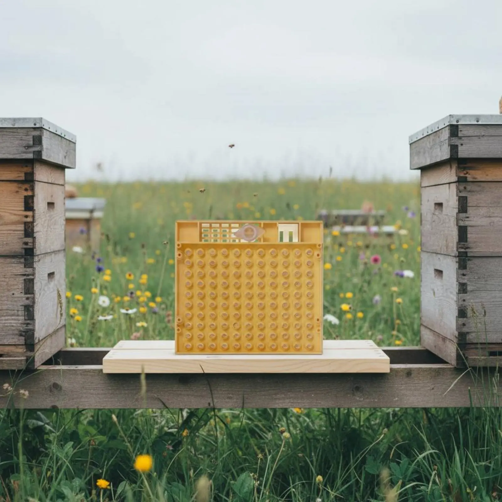 Queen Rearing Cup Kit Reusable Queen Cell Starter Box Beekeeping Tool Plastic Fine Craftsmanship for Bee Farm