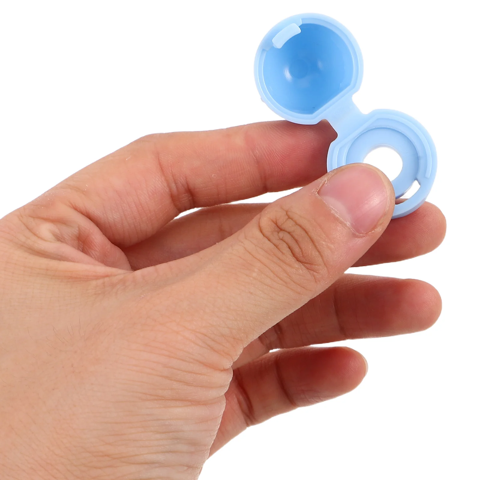 

50pcs Swing Protective Caps Reusable Screw End Covers Blue Durable PP Material Wear Resistant Nut Covers for Furniture