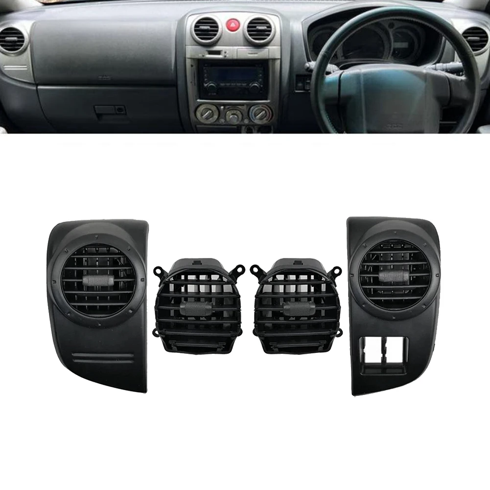 【AC77 Top !! 】For Isuzu D-Max 07- 11 Dash Side Air Outlet Panel& A/C Conditioner Vent Grille Kit(4Pcs) 8-97299-274-0