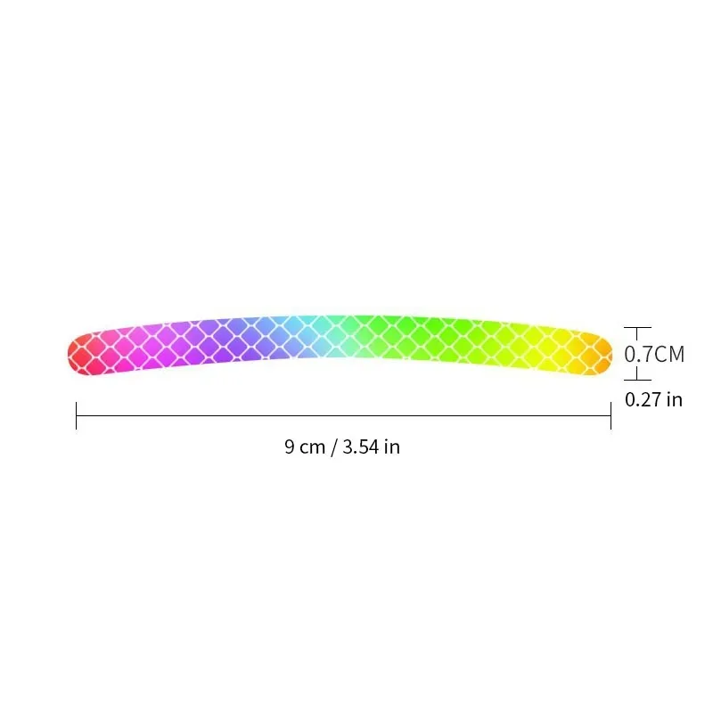 40pcs Car Wheel Hub Reflective Sticker Tire Rim Reflective Strips Luminous for Night Driving Car Bike Motorcycle Wheel Sticker image 5
