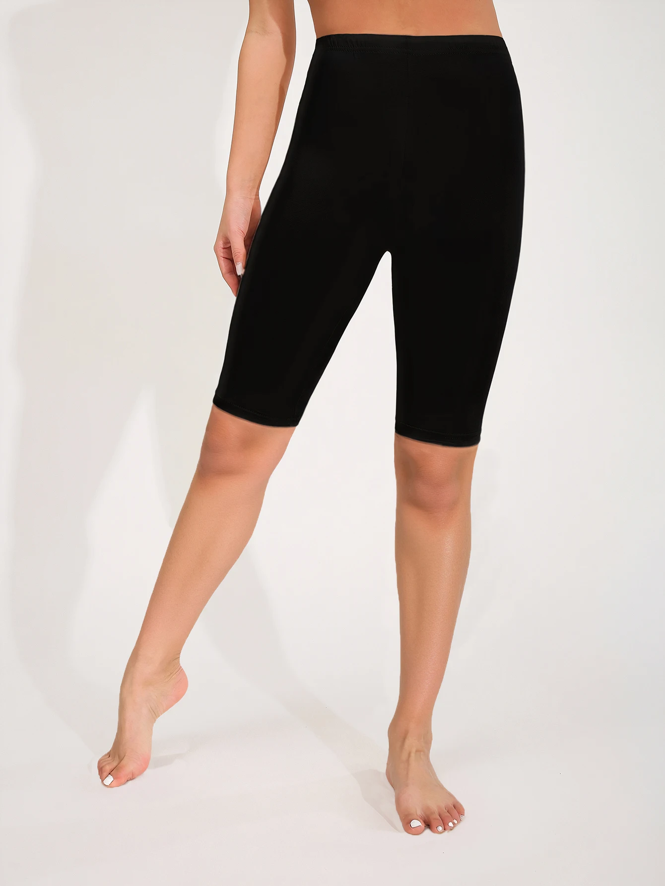 Solid Color European American Spring Summer Casual Leggings Suitable For Outdoor Sports Fitness Shopping