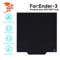 For Creality Ender 3 Build Plate 235x235 3D Printer Soft Magnetic Sticker for Ender 3 Spring Steel Sheet Heatbed