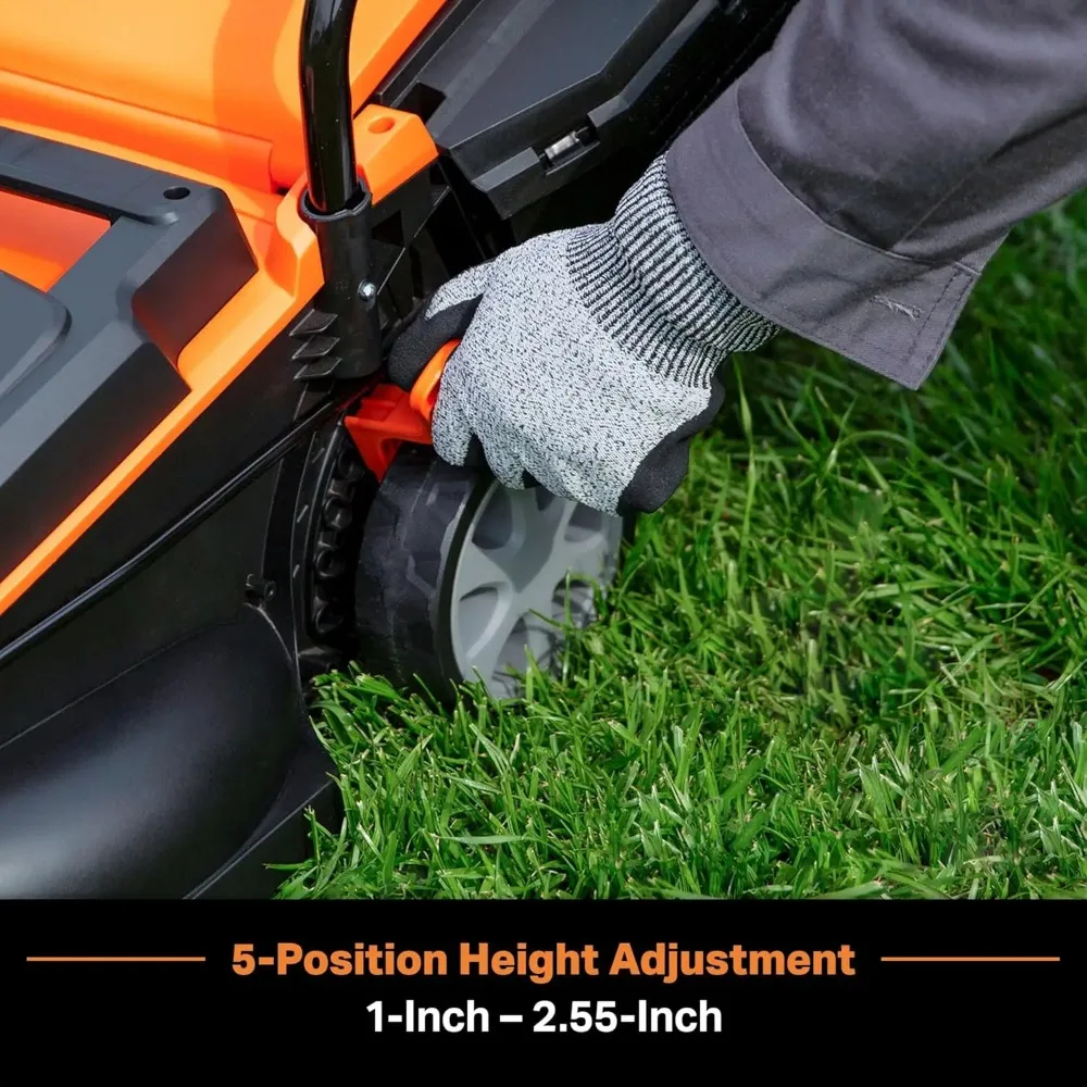 جزازات العشب Walk-Behind -20VMWGT 24V Max 13 بوصة جزازة العشب وأداة تشذيب العشب 10 بوصة مع بطاريات وشاحن 2x4.0Ah