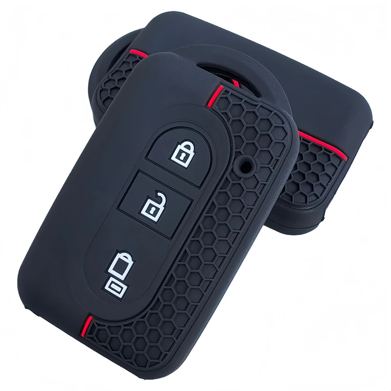 غطاء حافظة مفاتيح من السيليكون لنيسان قاشقاي ميكرا جوك X-Trail نافارا ملاحظة تيدا بدون مفتاح فوب شل الجلد كيرينغ حامل حامي