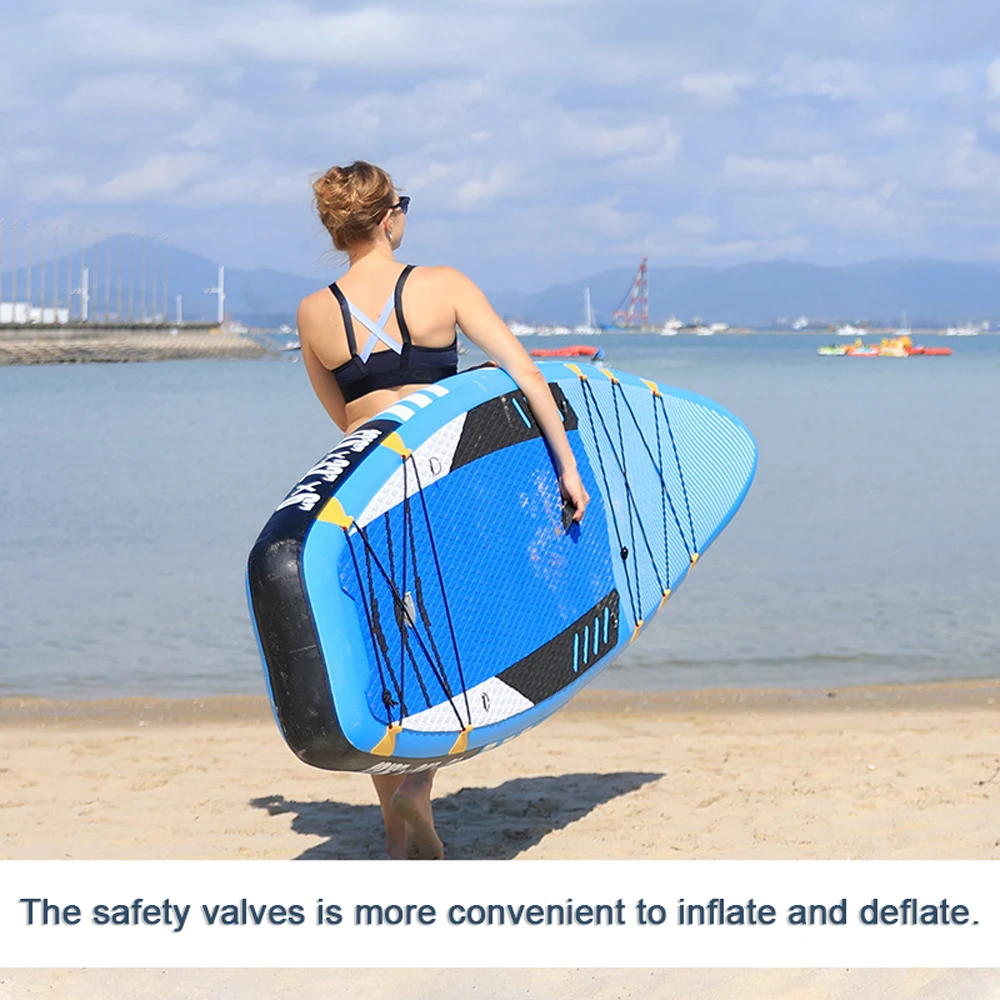 

Inflatable Stand-Up Surfboard Seaside Beach Water-skiing Surfboard Pulp Board Water Sports Thicken PVC Surfboard Paddle Board
