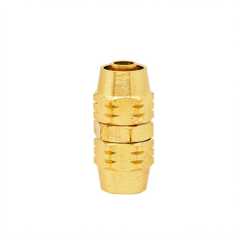 Solid Brass Water Pipe Coupling Agricultural Pesticide Applicator Hose Extension Repair Connector Farm Fitting
