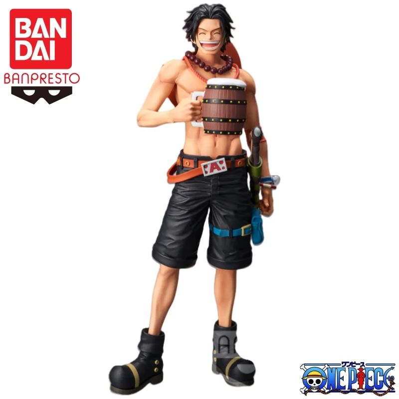 

In Stock Bandai Original Banpresto One Piece Portgas D Ace Action Figure Model Doll Brand New Boxed Anime Characters Toys Garage