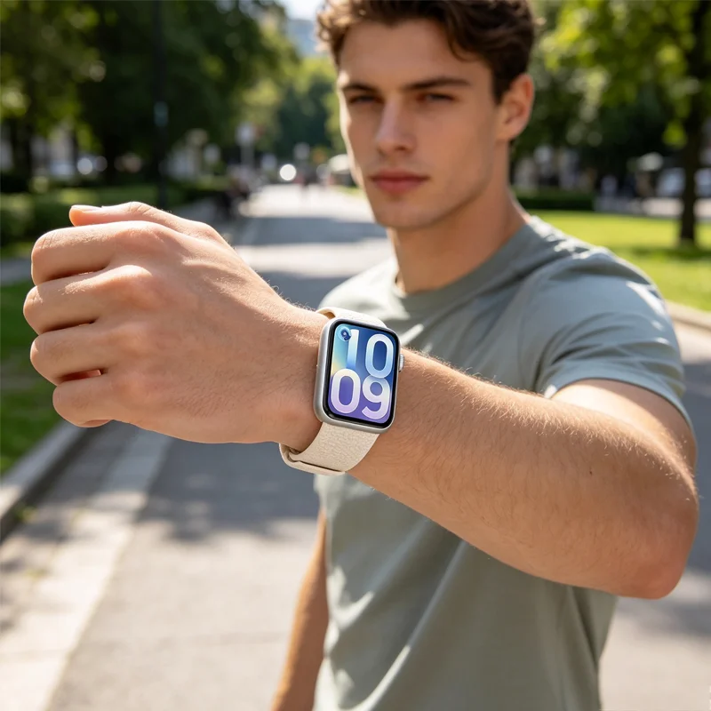 Two-tone Magnetic Silicone Strap for Xiaomi Mi Band 10 Pro/9 Pro/8 Pro Comfortable Bracelet for Redmi Watch 6 5 4 Sports Correa