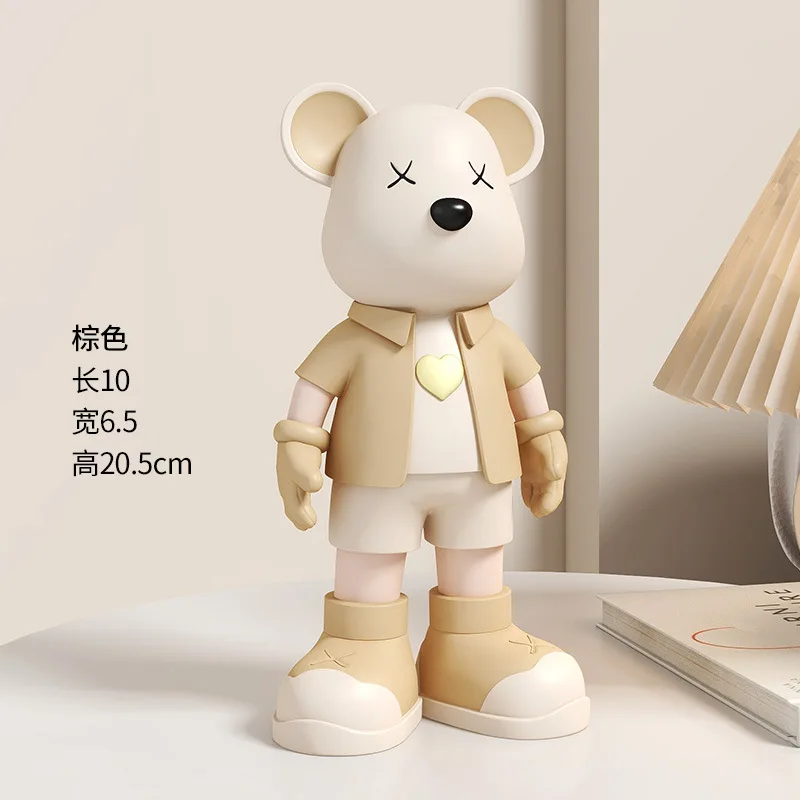 Sunnys Bear Statue, Dining Table Decoration, Animal Statue Resin Craft Gifts, Modern Nordic Art, Interior Home Decoration