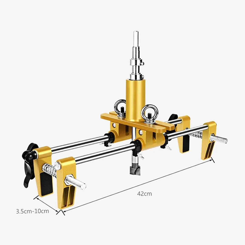 

Wooden Door Slotter Hole Opener Slotting Machine Tool Kit for Woodworking Door Lock Mortiser Installation Mortising Jig Tool