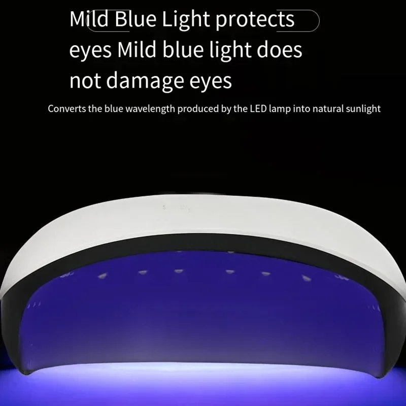 48W UV LED โคมไฟเล็บ 36 ลูกปัด Professional โคมไฟสําหรับเล็บ 4 ตัวจับเวลา Fast Curing GEL เล็บสําหรับ Home Salon ใช้
