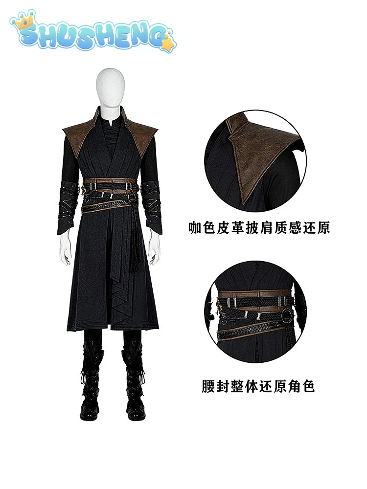 Superhero Doctor Strange Costume Stephen Strange Cosplay Shoes Prop Suit Outfits Carnival Party Custom Men High quality Uniform