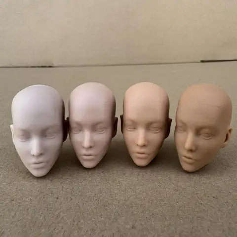 MENGFAN 인형 머리 1/6 빈티지 인형 머리 결함 소녀 공주 솔리드 헤드 30cm 바디 키즈 DIY 장난감 생일 선물