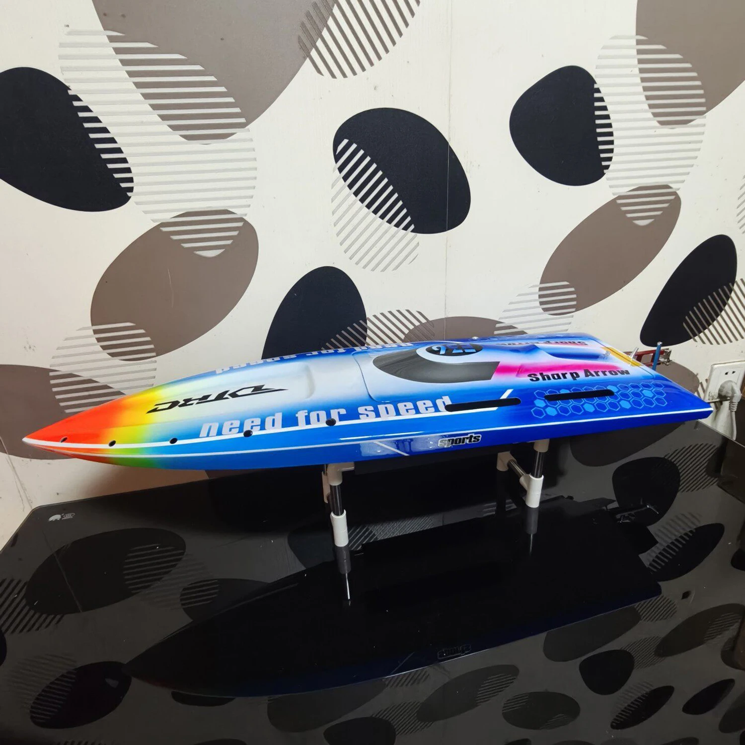 

Радиоуправляемый катер RC Ships 94.5см Arrow E36 из углеродного волокна с алюминиевым пропеллером, модель корабля на радиоуправлении, игрушка