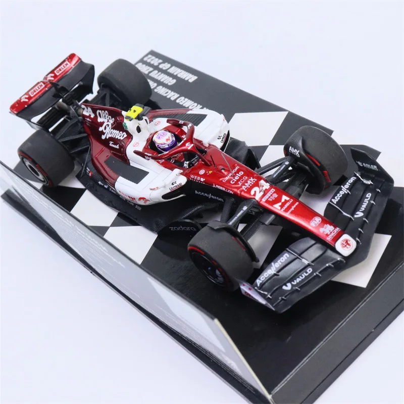 

MINICHAMPS 1:43 2022 F1 ALFA ROMEO TEAM ORLEN C42 #24 ZHOU BAHRAIN GP Resin Model Car