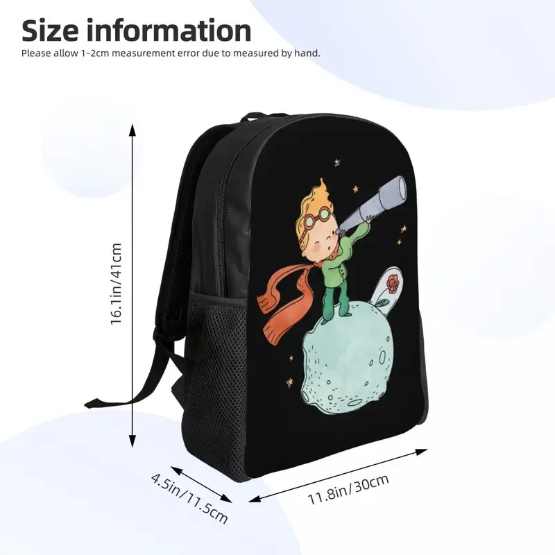 The Little Prince Backpack Women Men School College Student Bookbag Fits 15 Inch Laptop Le Petit Prince French Fairy Tale Bags