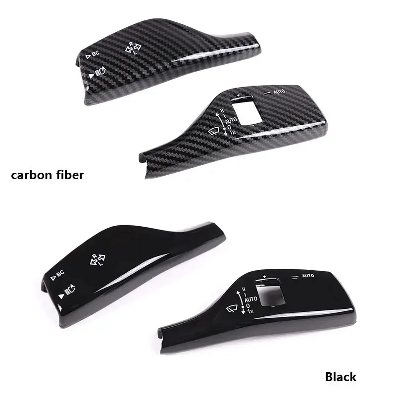 

Для Toyota GR Supra A90 MK5 2019-26 ABS черный автомобильный указатель поворота, рычаг стеклоочистителя, крышка переключателя, отделка салона, автомобильные аксессуары