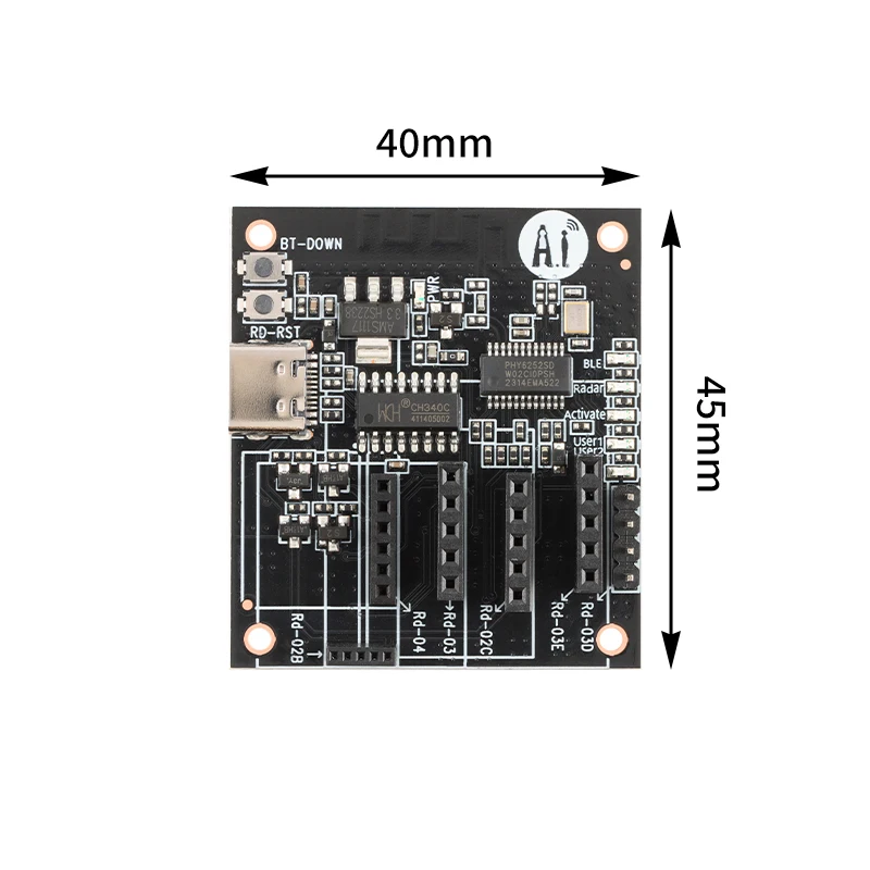 1-10Pcs Rd-03E 24G Human Body Movement Precision Ranging and Positioning/Gesture Recognition Radar Sensing Sensor Module 24GHZ