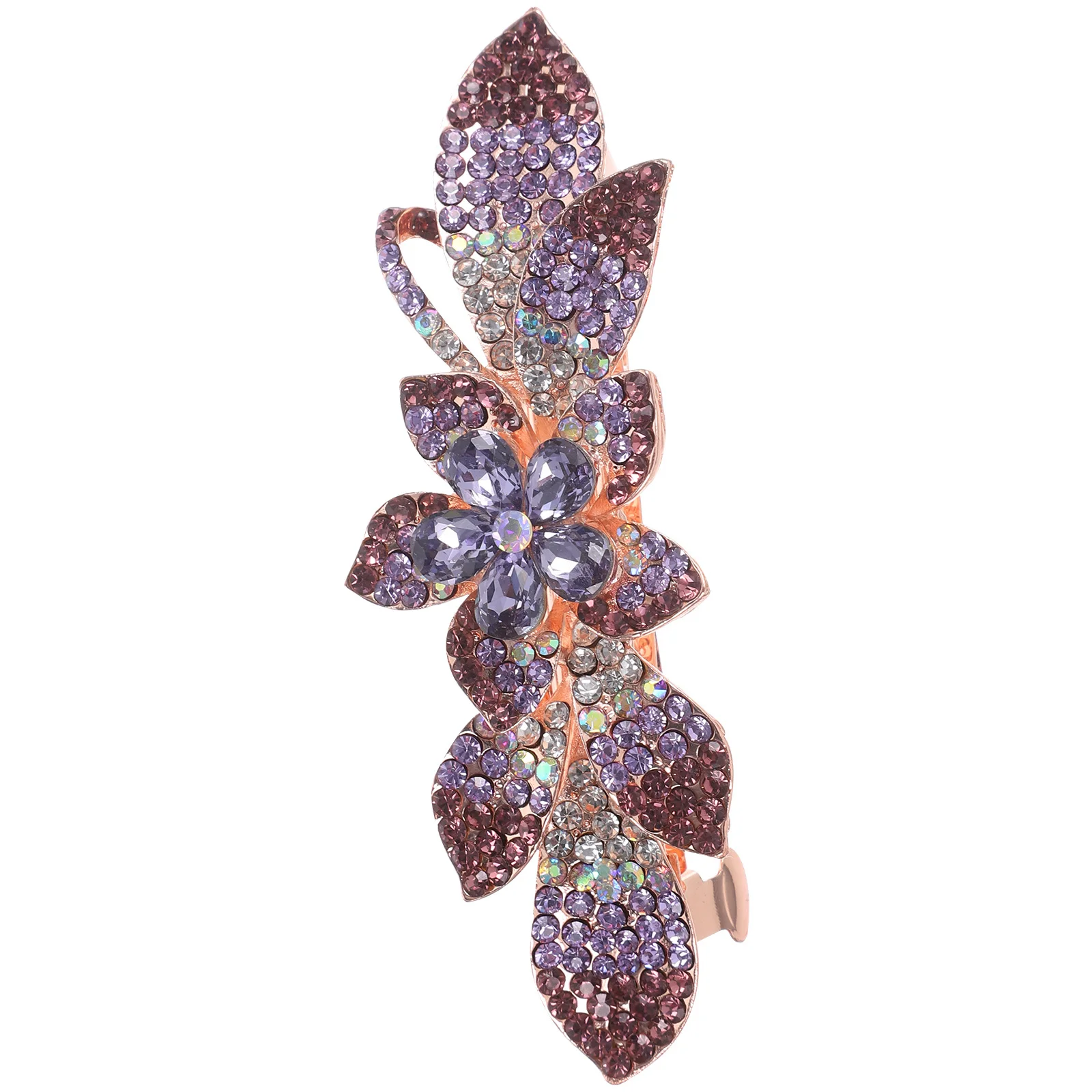 

Элегантная заколка для волос со стразами, стильная металлическая заколка-баретта для женщин, аксессуары для свадебных торжеств, заколки с камнями для невесты