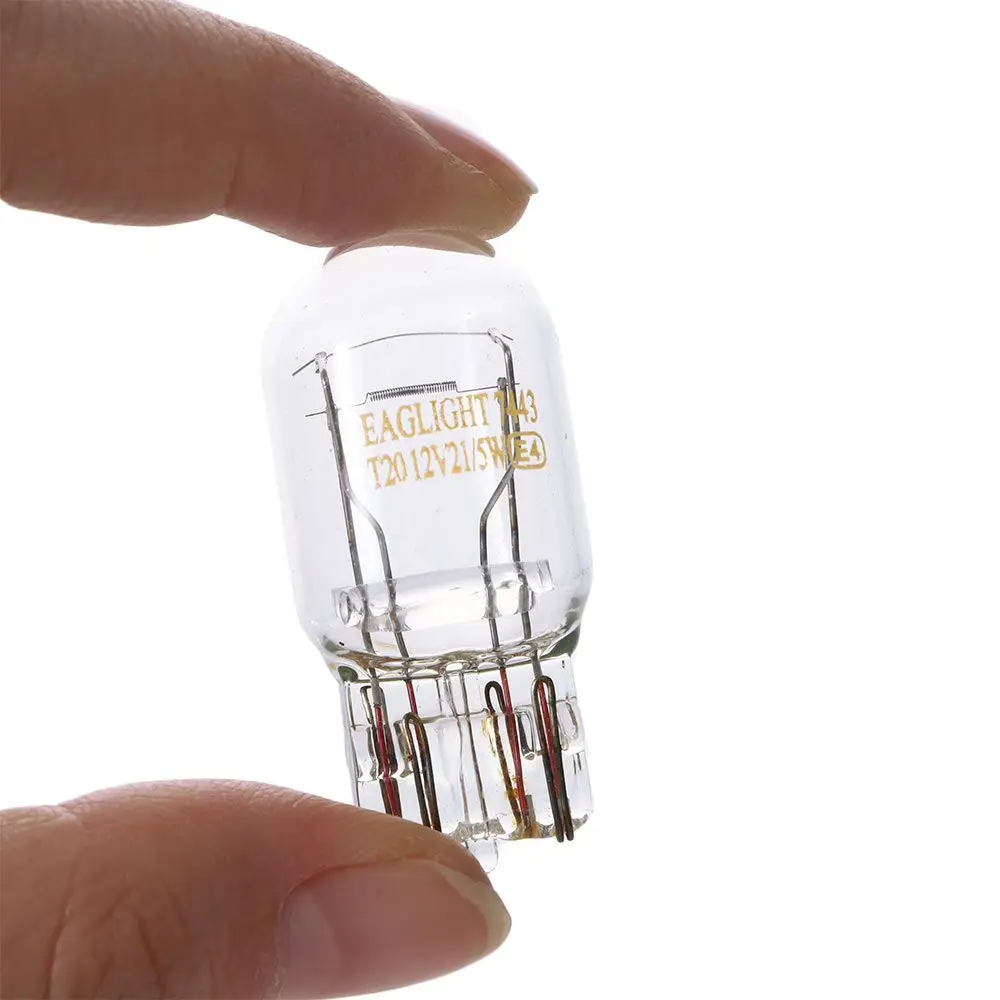 3800K Clear Glass DRL Bulbs Turn Signal Light Stop Brake Tail Bulb Daytime Running Light Halogen Bulb