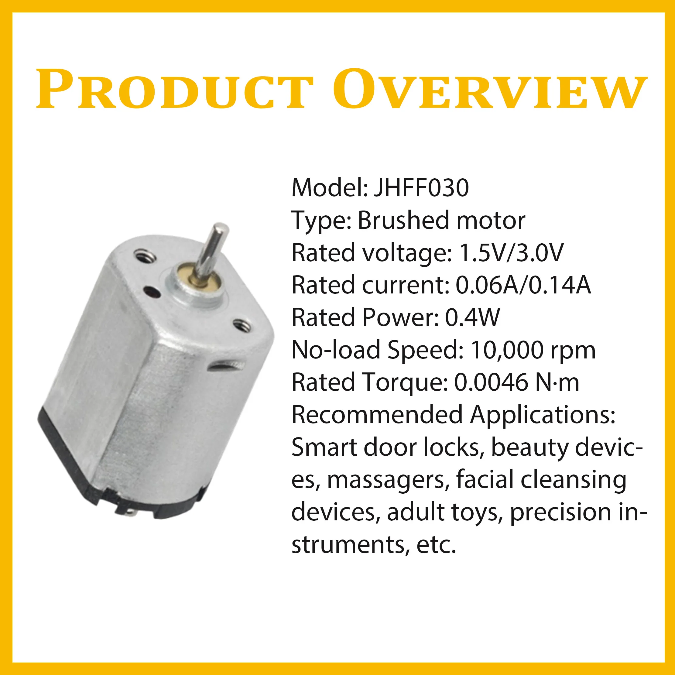 5pcs 030 Low-power miniature brushed DC motor; smart door locks; beauty devices; adult products; vibration motors