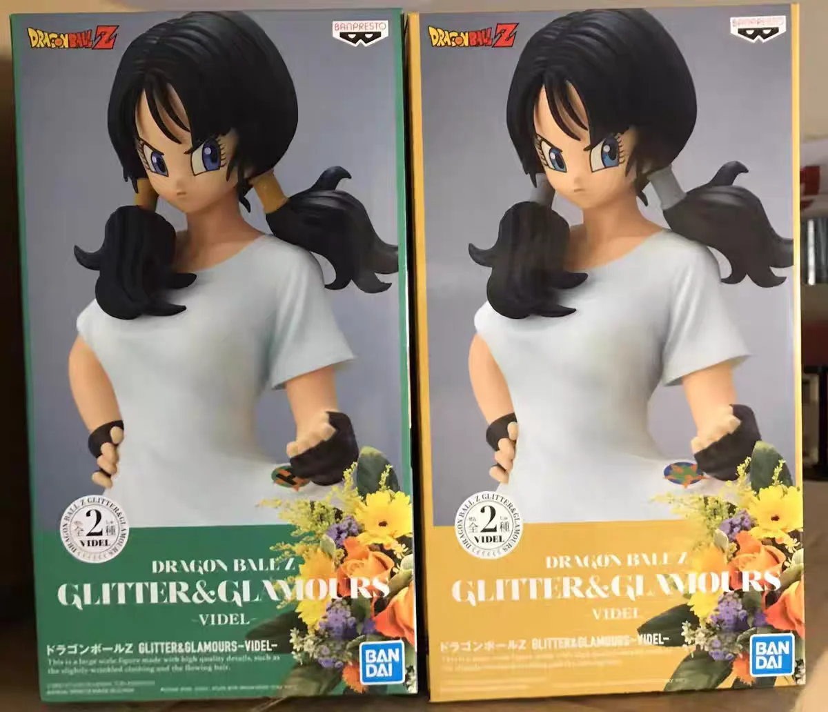 100% オリジナル本物のバンプレストドラゴンボール Z グリッター & グラマー 25 センチメートルビーデル装飾品人形アニメフィギュア模型玩具アニメシリーズ