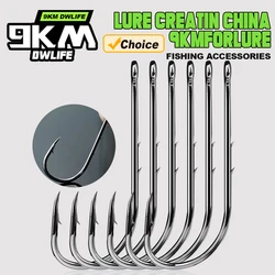 9KM Baitholder Fishing Hooks Sea Barbed Fishing Lures Shank Beak Live Bait Holder Carp Fishing Jig Worm Hooks Accessories Tackle