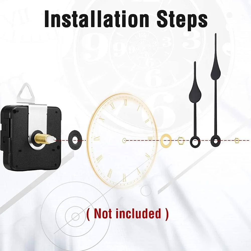 

Настенные часы DIY Ремонт часов Бесшумный часовой механизм Несколько стилей рук Бесшумный механизм управления Универсальные компоненты часов