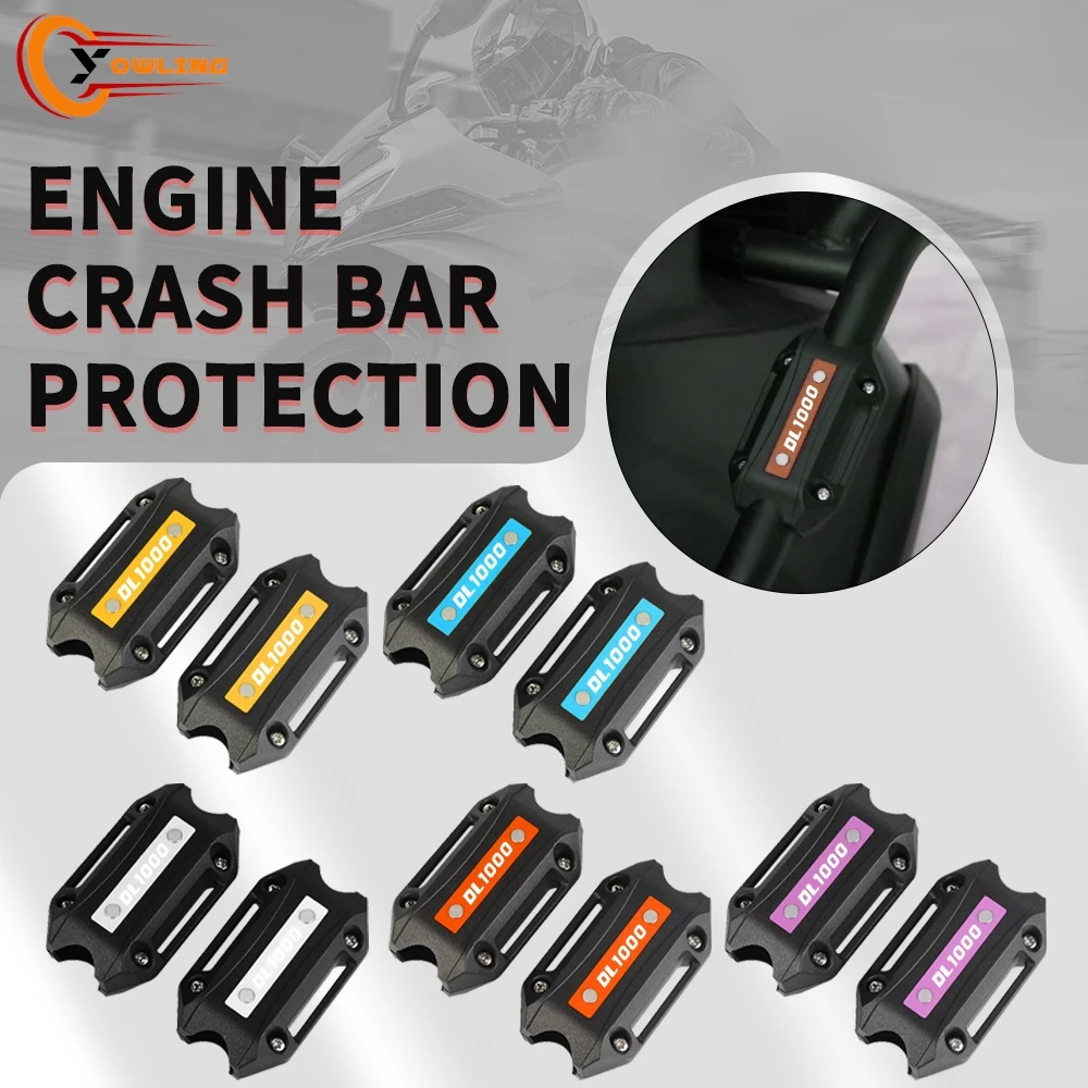 NEW For SUZUKI GSF Bandit 1200 1250 250 600 650 S B-KING DL1000 DL250 DL650 Engine Protection Bumper Protector Block Crash Bar