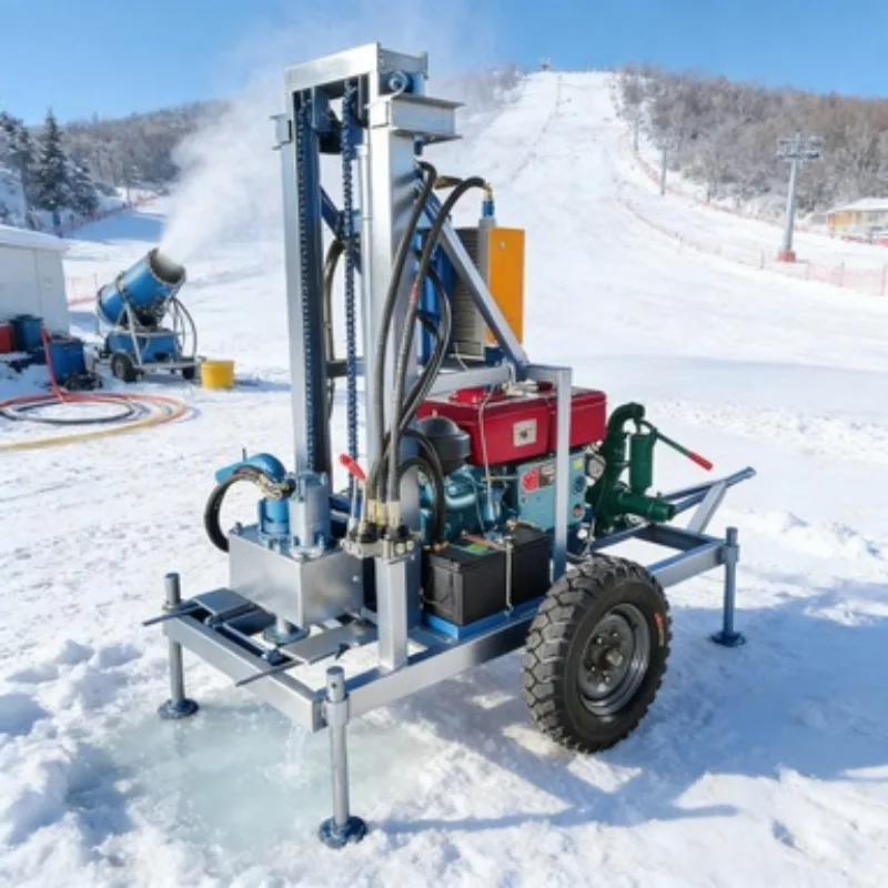 

Customized Good Price Diesel Engine Electric Motor Small Mini Water Well Drilling Rig Machine 80 meters water well drilling rig