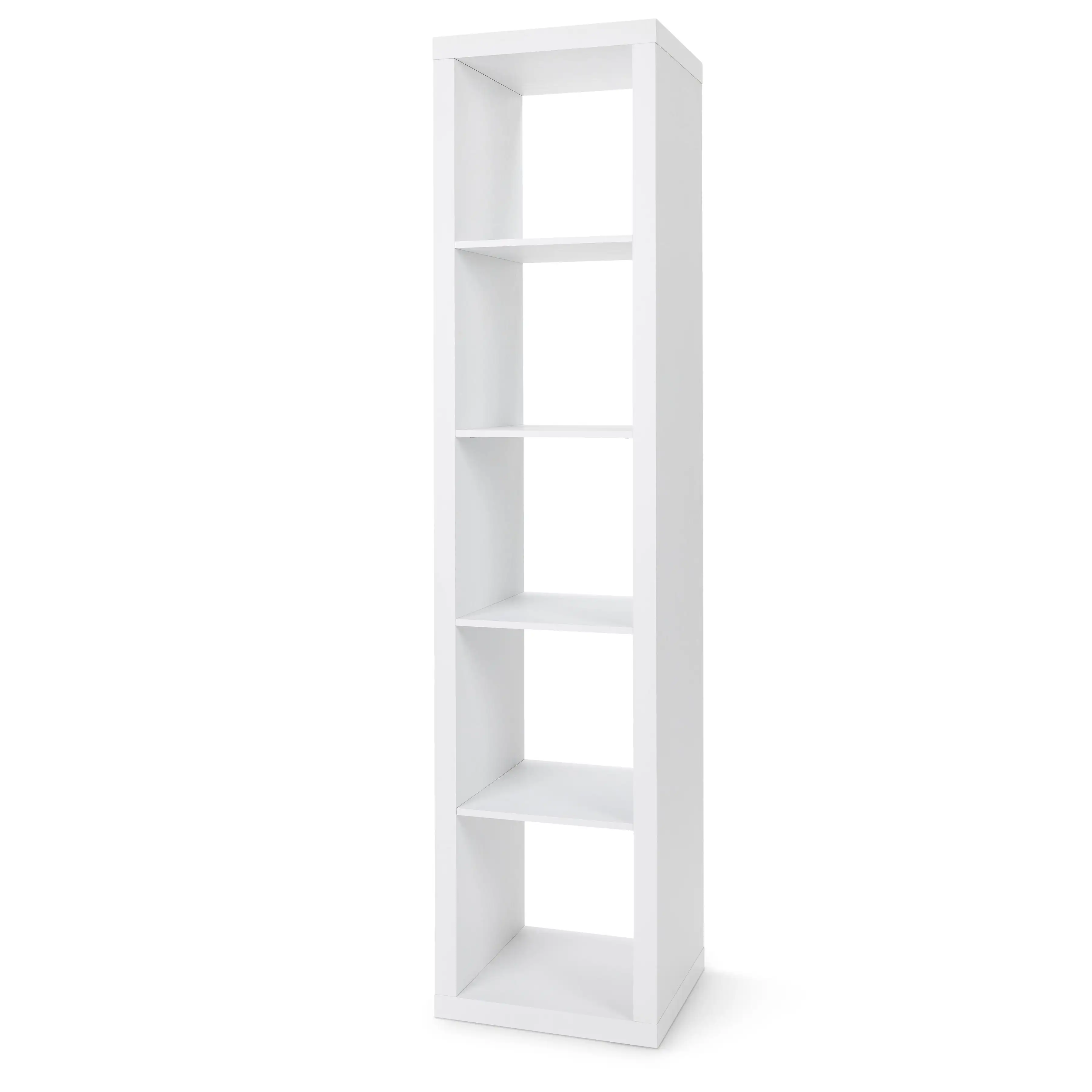 

5-Cube Vertical Storage Organizer, White Texture