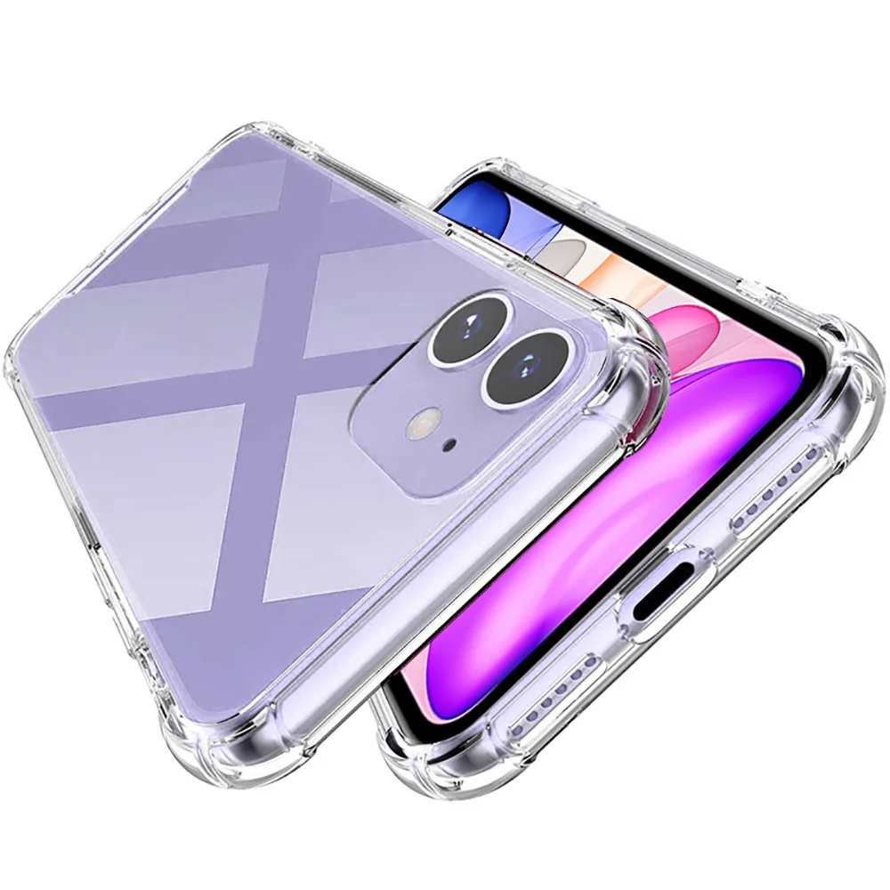 Transparent Silicone Phone Case For Samsung S25 Ultra A56 5G S24 Ultra A55 S23 FE 5G S22 Plus S23 S25 Edge Case Cover Shockproof