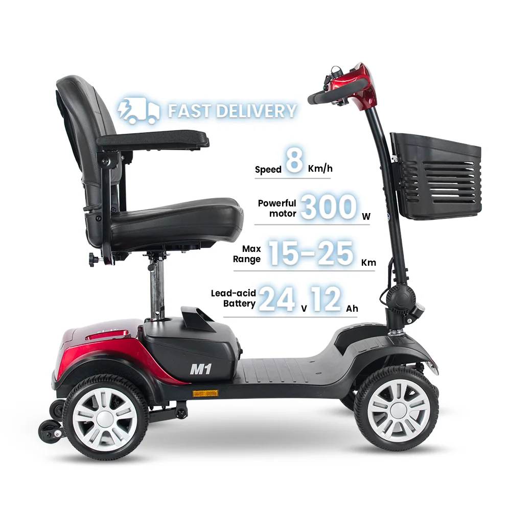 Electric Mobile Disabled Scooter Adult Foldable Compact Work Disabled Scooter Electric Disabled
