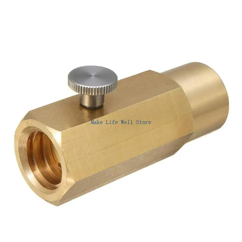 Extended Brass CO2 Charges Valves Cylinder Adapter for Homes Carbonation Systems